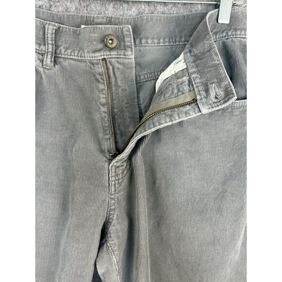 J Crew Corduroy Pants Men’s 33x30 Gray Slim Fit Straight Preppy Classic - Picture 8 of 12